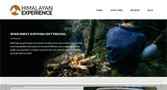 Desktop Screenshot of himalayan-experience.com